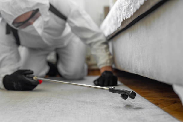 Professional Pest Control technician working in Auburn, IN